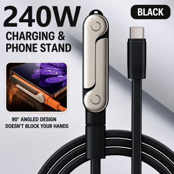 Black Stand + 1.5m Type-C Cable